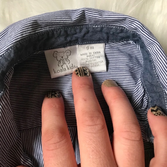 Koala Kids Boys dress shirt -9month - Picture 2 of 3